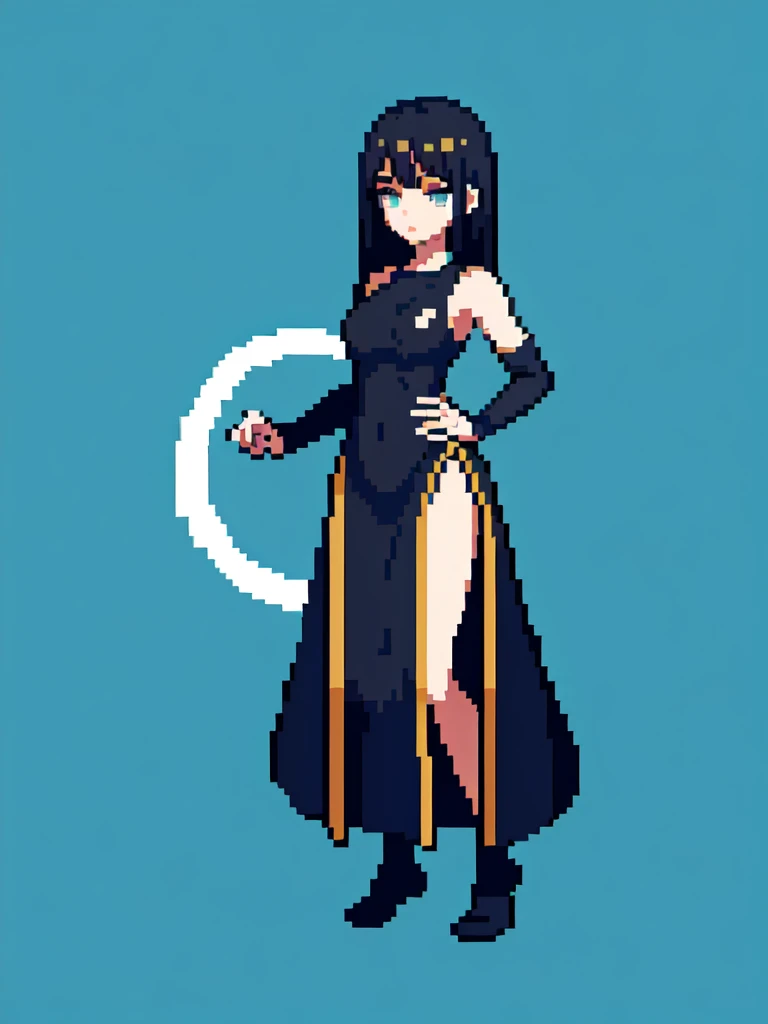 (masterpiece, top quality, best quality), pixel,pixel art,1girl,full body, 
 