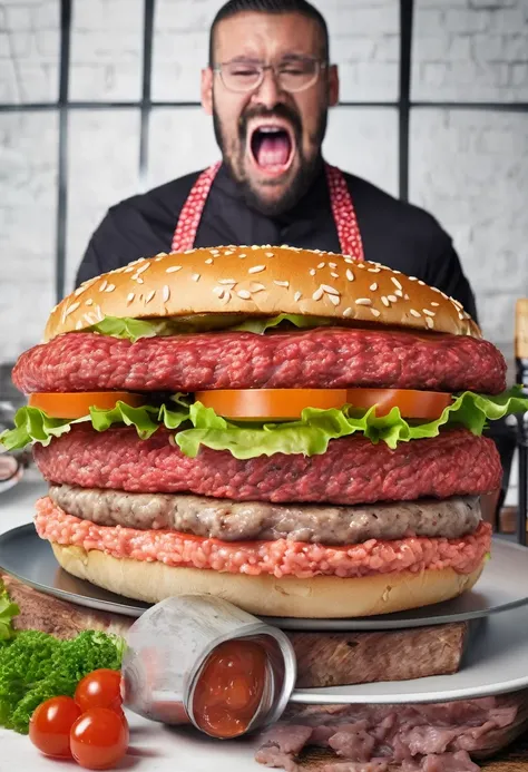 Human Meat Burger