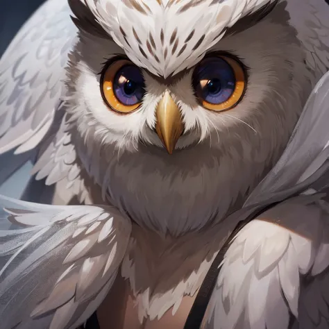 draw a realistic owl