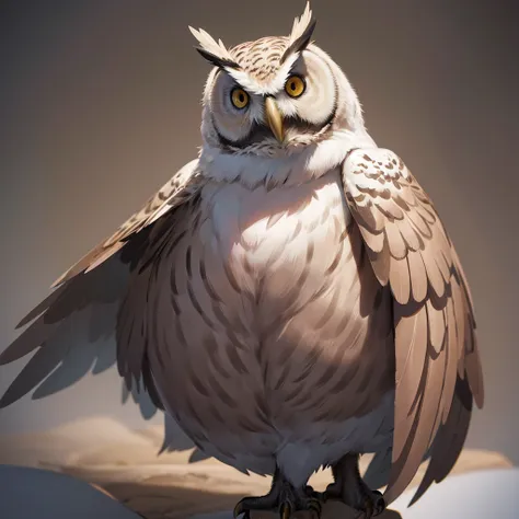 draw a realistic owl