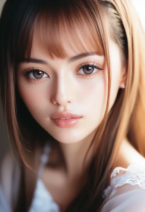 score_9, score_8_up, score_7_up, (best quality, realistic), Highest quality, Beautiful model woman, Japanese, cute, Detailed face, one piece, Beautiful face, Beautiful eyes