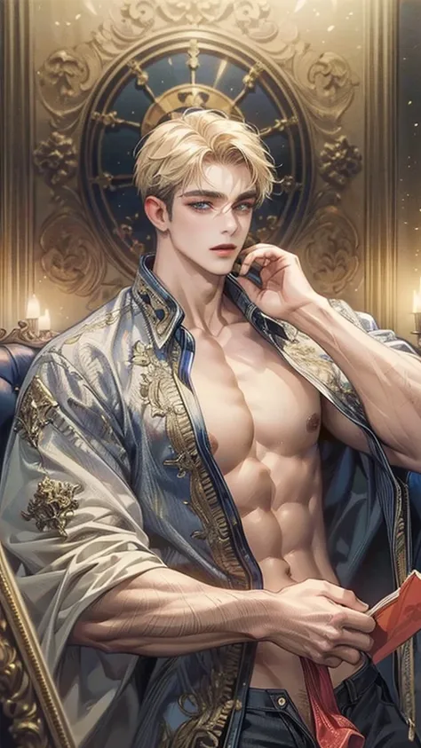 ((best quality)), ((masterpiece)), (detailed), ((best quality)), ((masterpiece)), (detailed), ((best quality)), ((masterpiece)), (detailed), (male), a handsome man naked!!! ((Big dick))