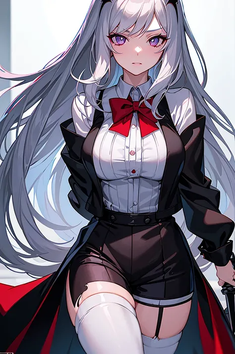 masterpiece, the best, night, Full Moon, 1 female, Mature woman, Chinese, China, elder sister, Royal sisters, cold noodle, Poker face, Silver-white hair woman, Light pink lips, calm, Intellectuals, Triple hit, Gray pupil, assassin, Long Sword, swordsman, s...