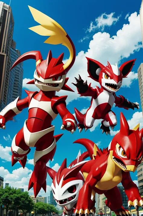 Digimon tamers with guilmon