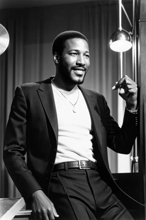 Marvin Gaye in Motown record 