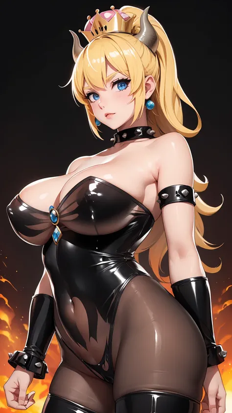 (best quality). (Ultra Detalhado). (1girl), Olhando para o Viewer. (Antecedentes detalhados). belos olhos detalhados. rosto delicado e bonito. (high saturation), seios grandes, droopy breasts, (((black transparent outfit)))