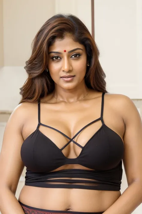 (masterpiece, 8k, highest quality, ultra detailed:1.37), looks like Nayanthara, 45 years old, (a sexy indian actress), (wearing an Indian outfit: 1.4), thick figure and wide ass, candid photography, sweaty, classy look, detailed skin texture, as a sexy lon...