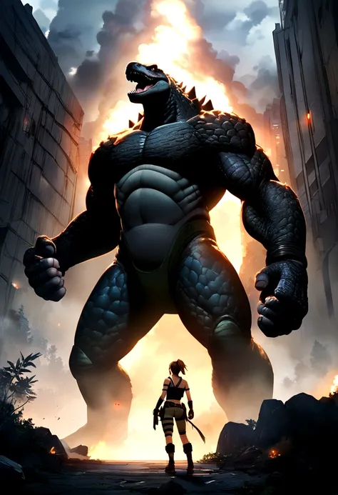 Godzilla versus King Kong versus Lara croft Versus Sonic