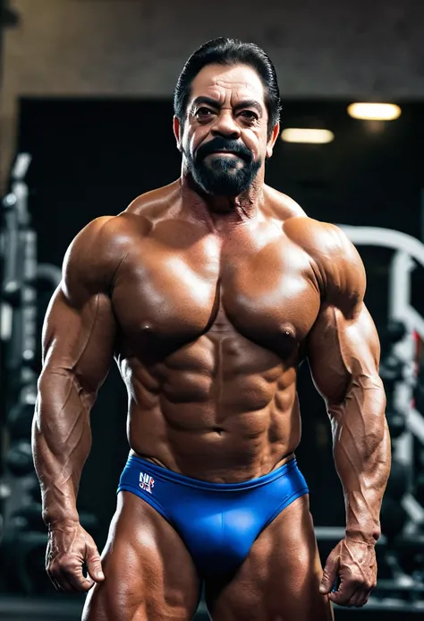 Luiz Inácio Lula da Silva is bodybuilder cinematic image