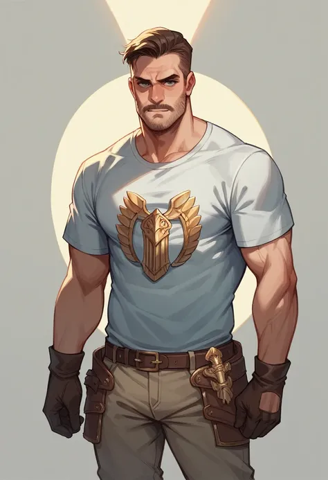 T-shirt Design: nice one behind the armor Roman
