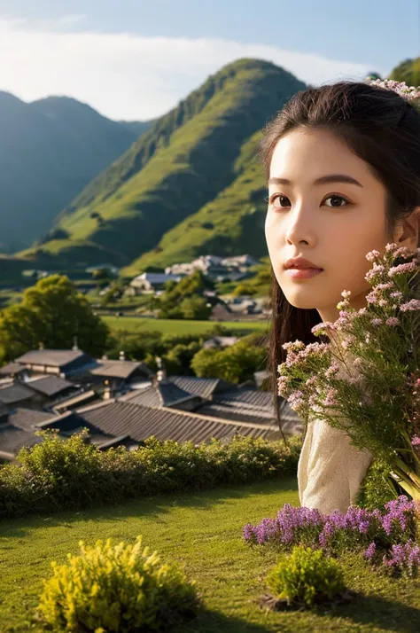 ((Highest quality)), ((masterpiece)), (detailed),Perfect Face,Japanese,landscape,Beauty