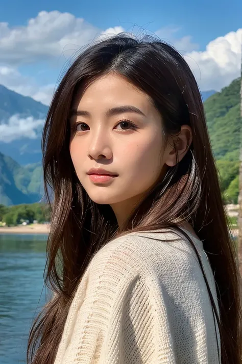 ((Highest quality)), ((masterpiece)), (detailed),Perfect Face,Japanese,landscape,Beauty