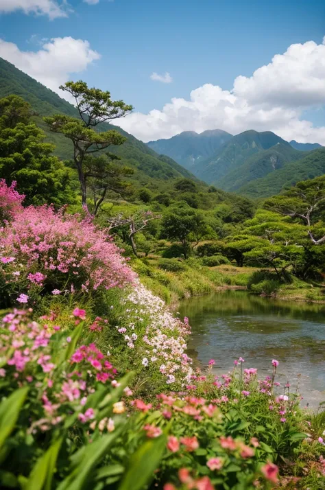 ((Highest quality)), ((masterpiece)), (detailed),Perfect Face,Japanese,landscape,Beauty