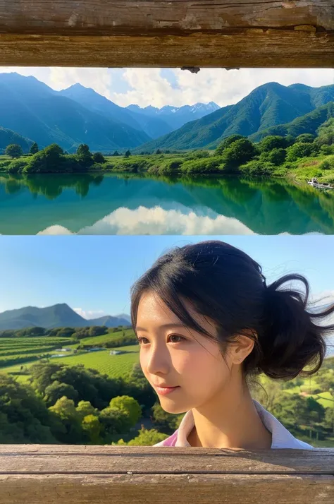 ((Highest quality)), ((masterpiece)), (detailed),Perfect Face,Japanese,landscape,Beauty