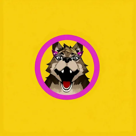 Lobo con el logo de la intersexual 