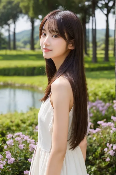 ((Highest quality)), ((masterpiece)), (detailed),Perfect Face,Japanese,landscape,Beauty,cute,Upper Body