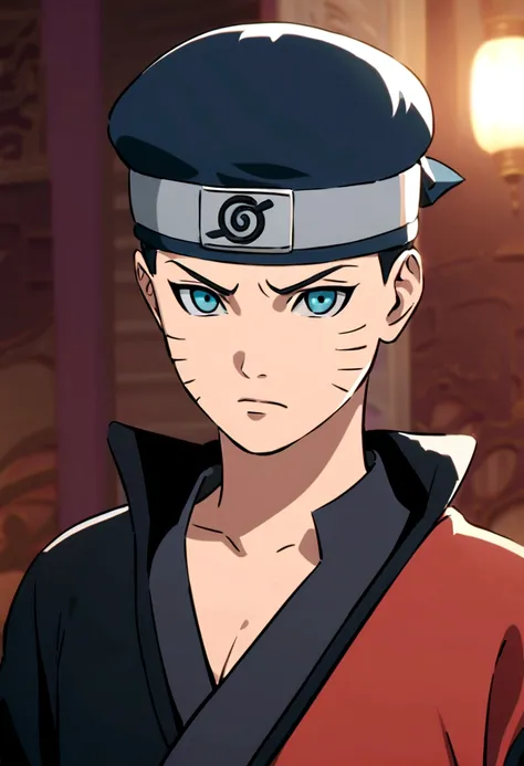 Boruto Uzumaki (in boruto two blue vortex)in thé Naruto style 