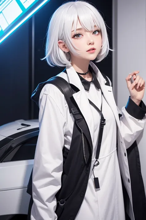 Vtuber  white hair