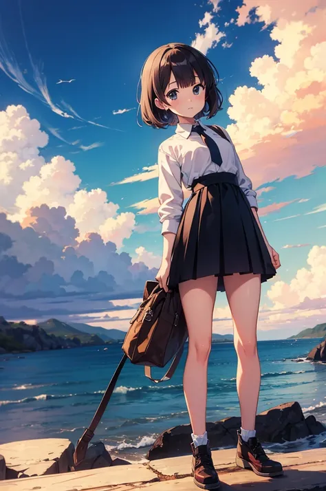 anime style clouds, 8K image quality, Masterpiece