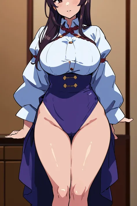 40 year old woman, mai shirunai, huge thighs, huge busts, 8k resolution 