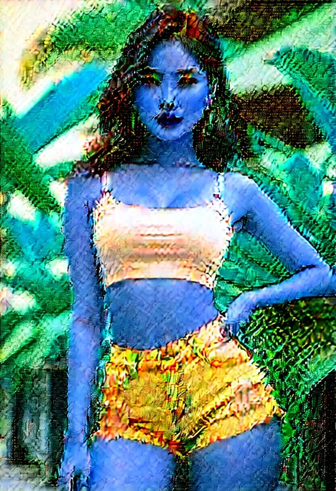 ((high quality:1.2)), Work of art, (8k), extremely detailed, ((High detail:1.2)) ((best resolution)), (KKKDoVal woman), Solo, 24 year old Vietnamese female, (crop top, mini-shorts), ((extremely beautiful and perfect face:1.4)), 