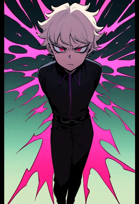 Akira Fudo, Devilman Crybaby, Male, with black clothes
