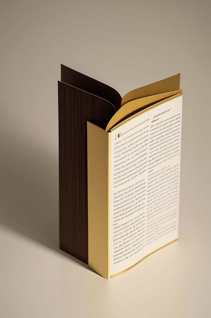 Livro dourado minimalista 