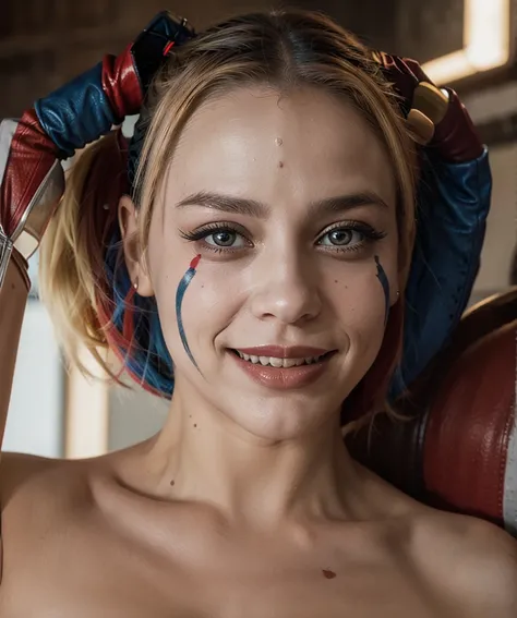 Harley Quinn giving the best head Naked 