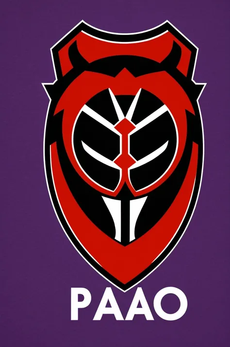 Create a logo with the AC Milan frame for a soccer team and the logo will be a roaring puma, the puma is purple and has a black background 