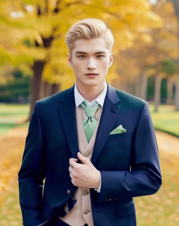 ชายอาราฟwear a suitสีเขียวผูกเน็คไทยืนอยู่บนถนน, Put on green. suit, Dress well, Dress well, Green suit and bow tie, 3-piece suit, Handsome and elegant, Suits and waistcoats, Three-piece suit, complex suit, Put on green., stylish suit, wear a suitผู้ชายที่...