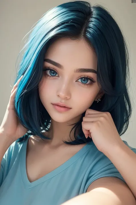 ((best quality)), ((masterpiece)), (detailed), perfect face uma mulher de 21 anos, cabelos andulados no corte micro bob com franjinha, cor de cabelo marrom escuro, e olhos azul 