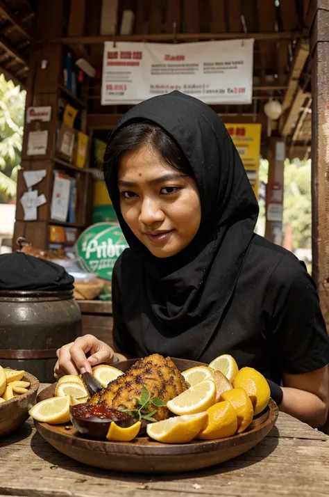 Bibi sedang berbelanja kebutuhan sehari-hari di pasar. Tiba-tiba ia dikagetkan dengan seekor ayam jago yang lepas dari kandangnya. Bibi terpekik kaget, sementara ayam jago tersebut mengepak-ngepakkan sayapnya. Si penjual ayam berusaha menangkap ayam jago t...