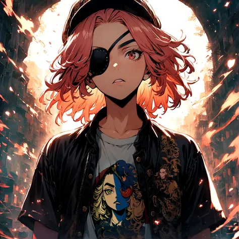 Fixes,1boy,sano manjirou,tokyo revengers,Eye patch