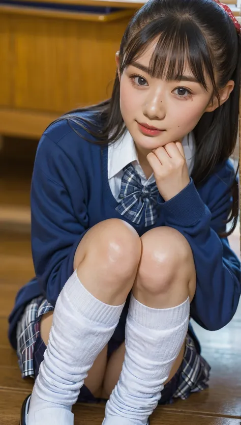 (photorealistic:1.4), best quality, masterpiece, raw 32k photo, (extremely detailed japanese beautiful girl), (extremely detailed eyes:1.2),(baby face), (cute face:1.2), ultra-detailed, ultra high res, amazing, BREAK,sitting,
(school uniform:1.5),detailed ...