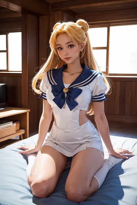 sailor moon, tsukino, uniforme completo de sailor moon, full body image