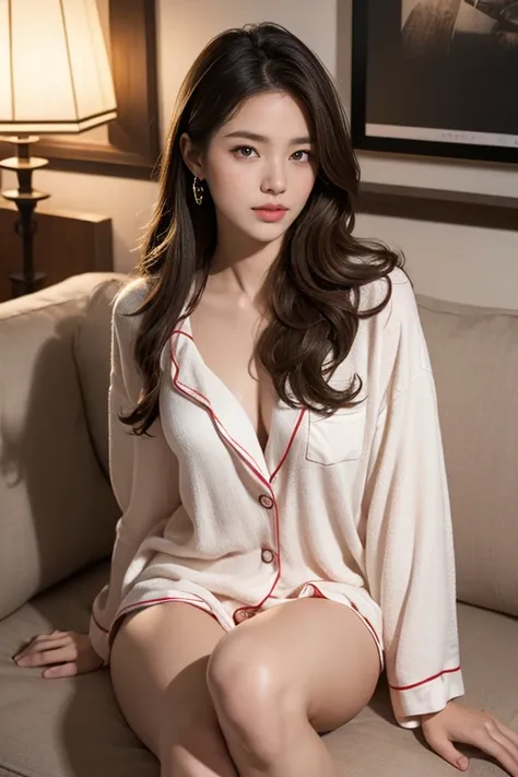 highest quality、4K、Perfect Face、Perfect Style、perfect body、Sunburn、beautiful lady、mature、long curly layer brown hair、Swept-back hair、full body, sexy 、charming、healthy、of the highest quality、8K、Photorealsitic:1.4、Raw photography、超A high resolution:1.4、Top i...