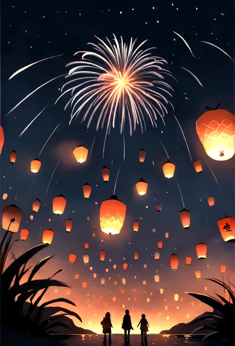 fire works，Vista lanterns