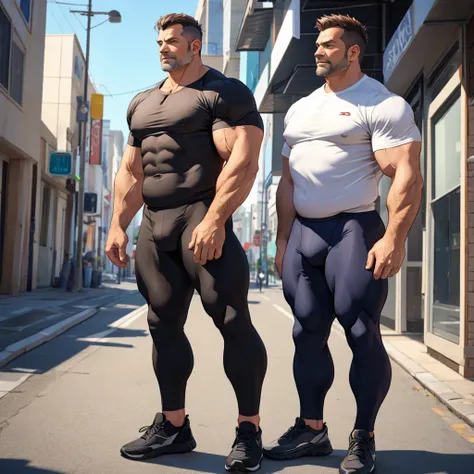 modern　Middle-aged men　Large　Muscular　Full Body Tights