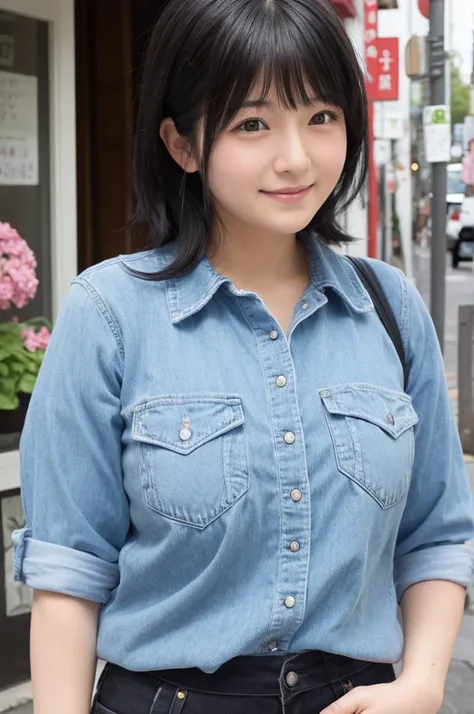 woman,Komeda,Black Hair,30th Generation,Slightly chubby