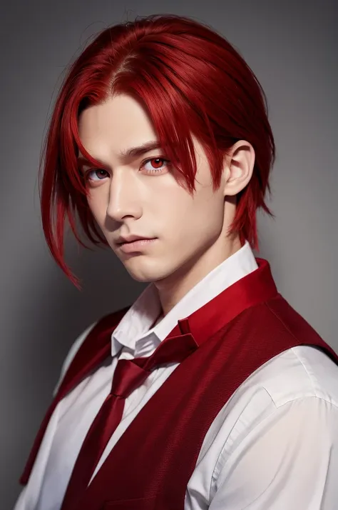 male　Red hair　Red eyes