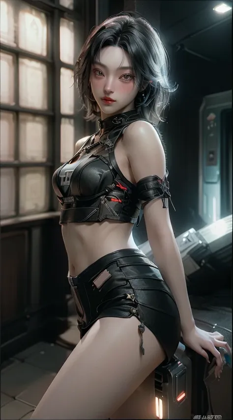 ((best quality)), ((masterpiece)), (detailed:1.4), 3d, an image of a beautiful cyberpunk female,hdr (high dynamic range),ray tra...