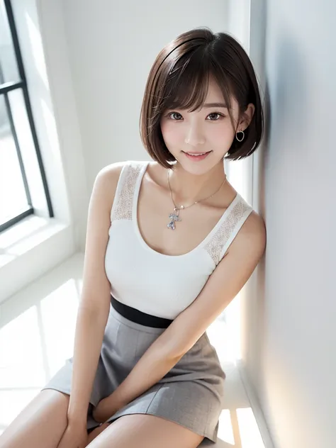 (highest quality、masterpiece:1.9)、((neat and clean female college student、1 person))、soft lighting by a professional photographe...