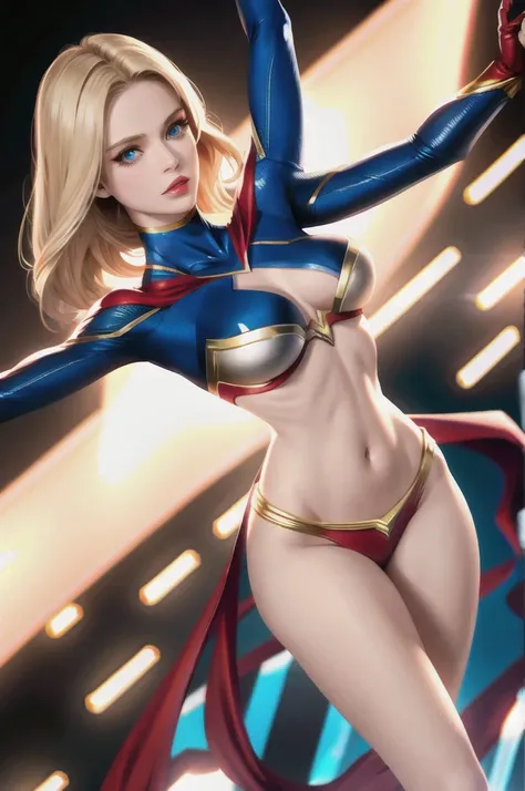 Supergirl nsfw:1.3, masterpiece, best quality, high quality, high definition, high quality texture, high quality shadow, high detail, beautiful detailed, finely detailed, extremely detailed cg, detailed texture, a realistic representation of the face, real...