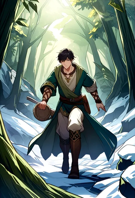 Leif: The Swift Scout

Leif, known for his speed and agility, was the tribe’s best scout and explorer. His keen eyes and swift movements allowed him to navigate through the densest forests and most treacherous terrains. One day, Erik tasked Leif with a cri...