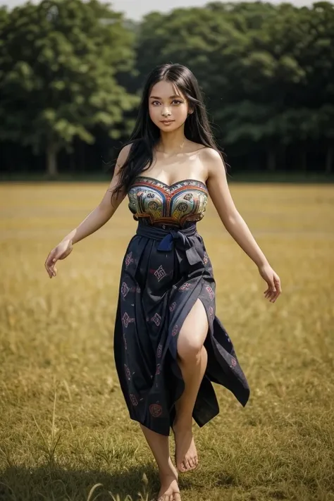 16 years old floresian young girl long black hair. perfect face, beautiful breast, typical skin color but prefect and clean. wea...