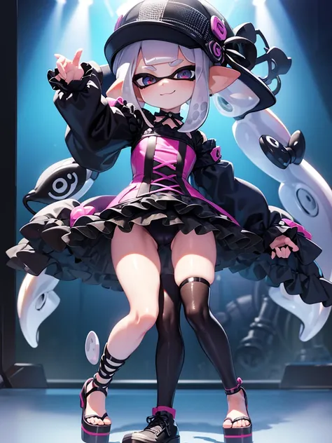 3D Images、Splatoon Inkling Girl 1/7 scale figure、Product sample image、Figures with interchangeable outfits、Supervised by Nintendo、Lolita Clothing、Gothic Clothing、Swimwear、