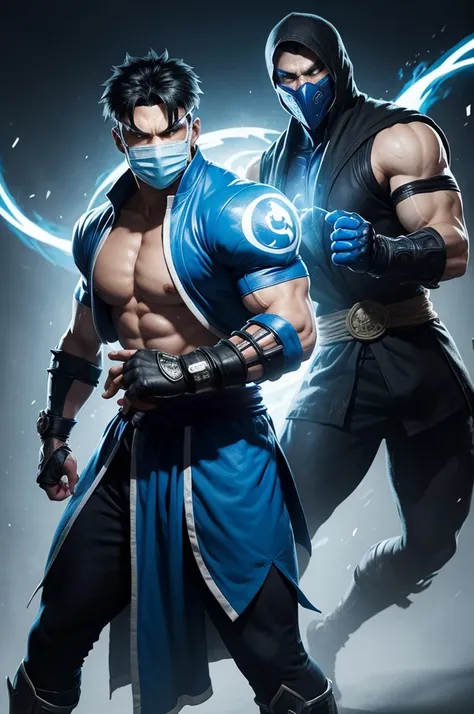 A fusion between Street Fighter Master and Mortal Kombat sub-zero