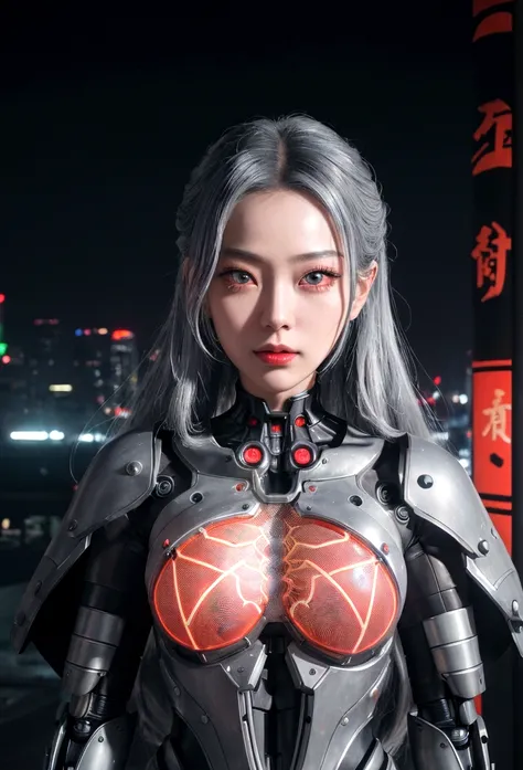 Highest quality,4K,High resolution,masterpiece:1.2,Super detailed,Realistic:1.37,Beautiful attention to detail,Beautiful lip detail,Highly detailed eyes and face,Long eyelashes,One girl,cyborg,Futuristic,anime,mechanical spider,Living Machine,A black-haire...