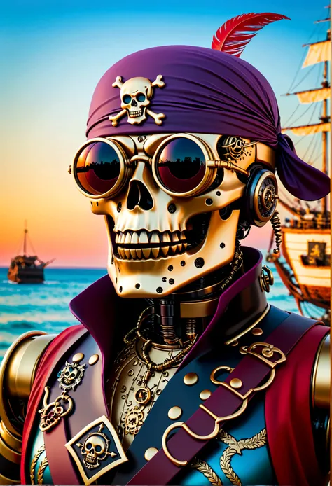 Pirate Punk Robot, Eye patch