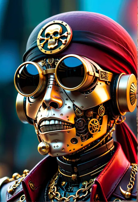 Pirate Punk Robot, Eye patch